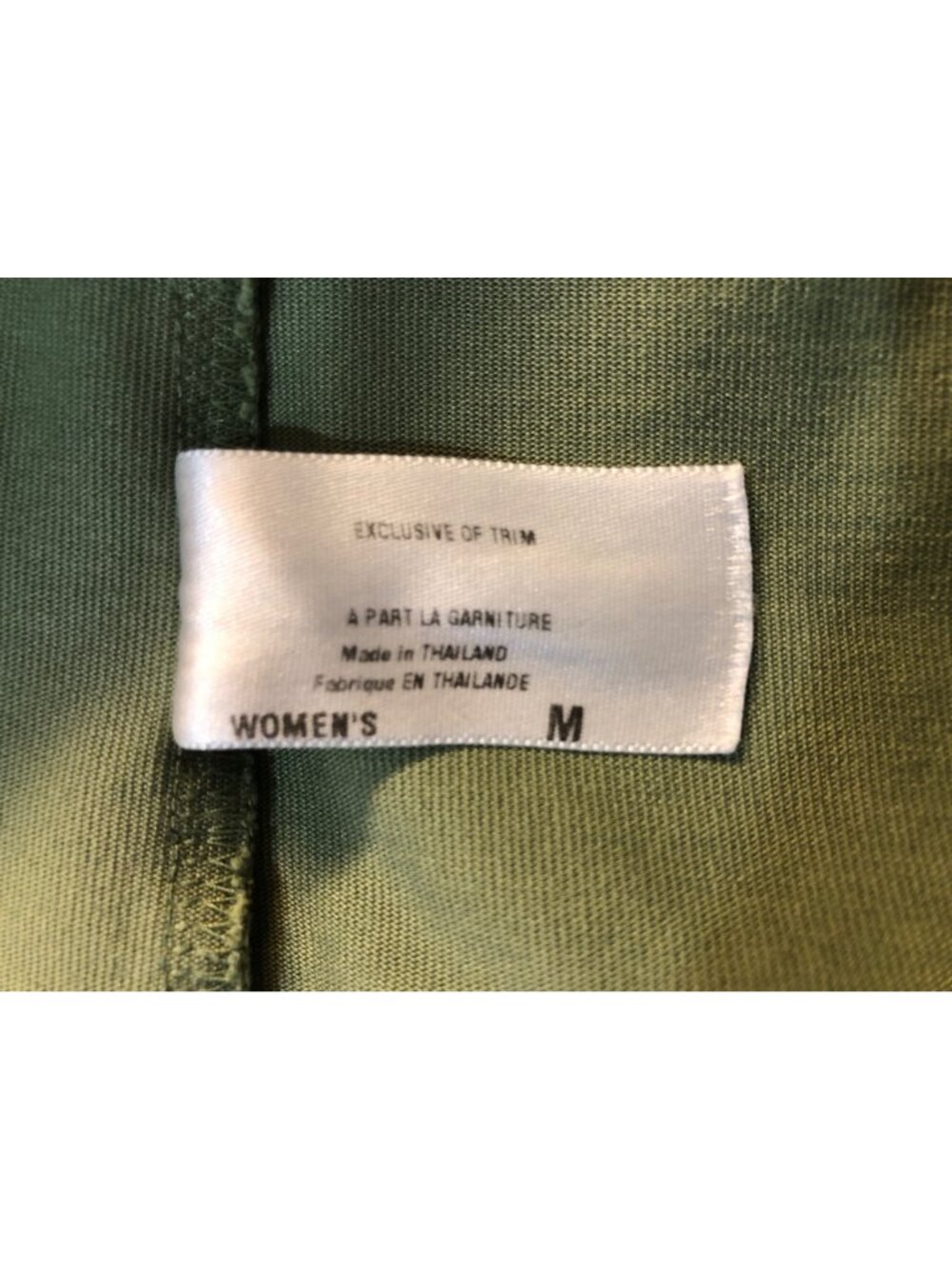 Patagonia Vitaliti Vee Long Sleeve Shirt Women's M Green Organic Cotton Stretch - Picture 5 of 9